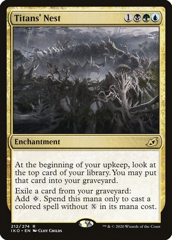 Titans' Nest 212 card from Ikoria: Lair of Behemoths