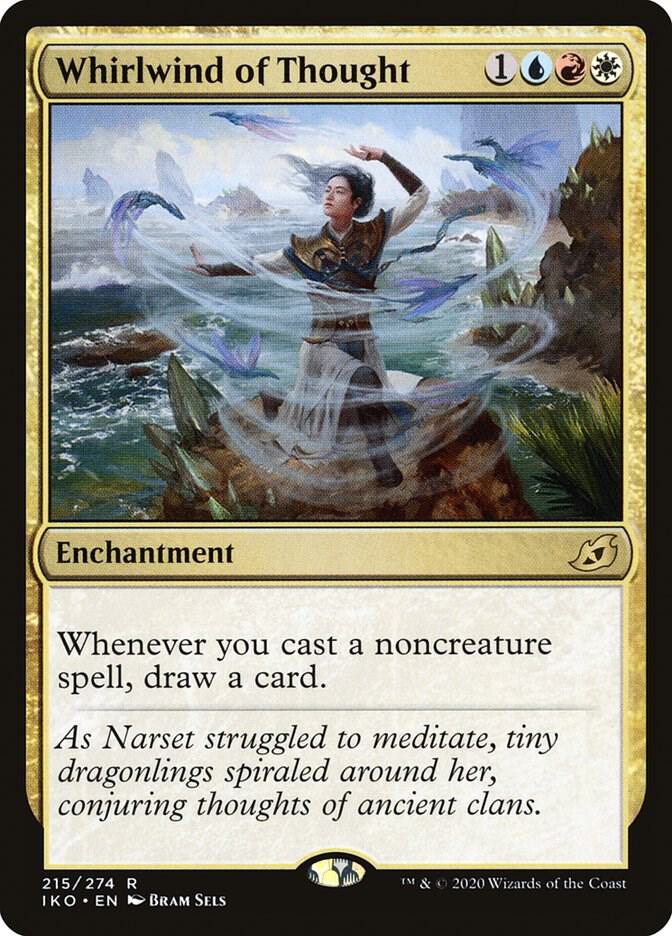 Whirlwind of Thought 215 card from Ikoria: Lair of Behemoths