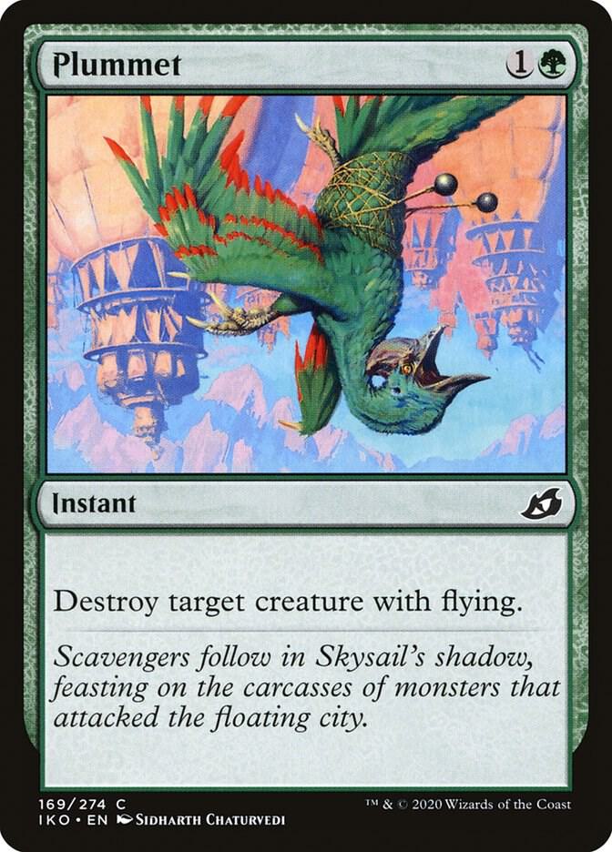 Plummet 169 card from Ikoria: Lair of Behemoths