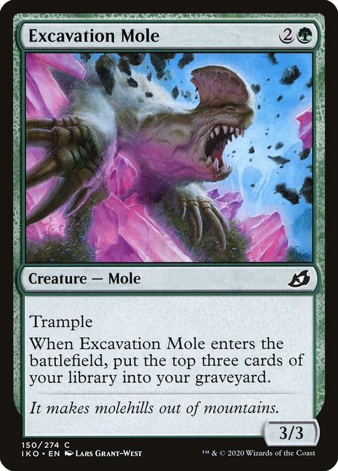 Excavation Mole 150 card from Ikoria: Lair of Behemoths