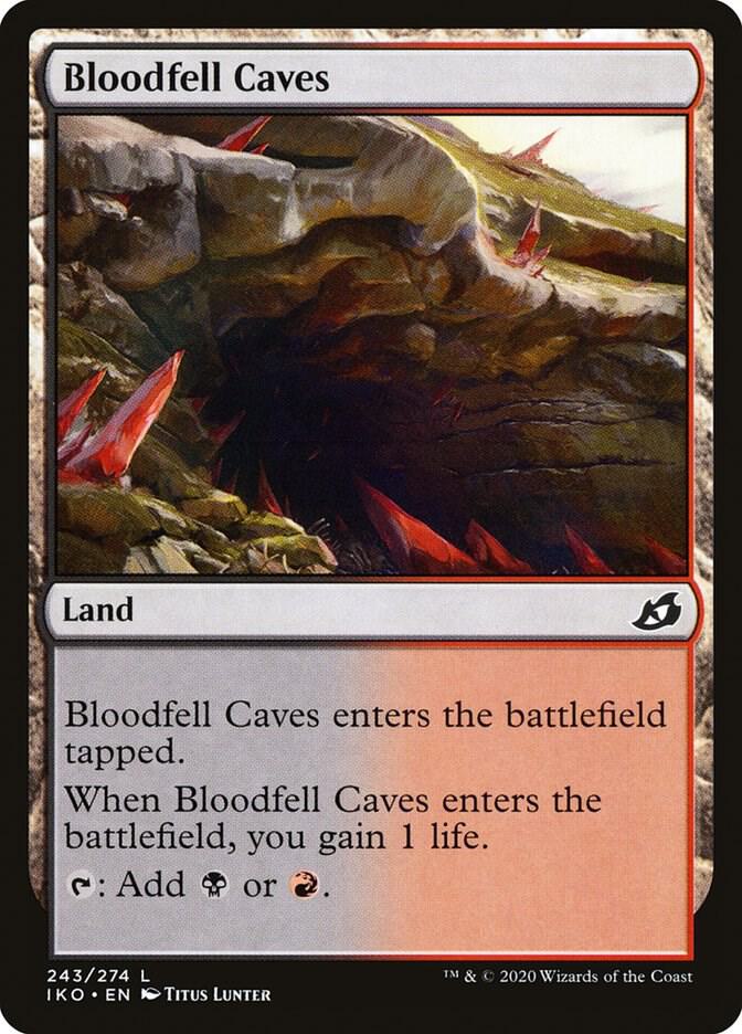 Bloodfell Caves 243 card from Ikoria: Lair of Behemoths