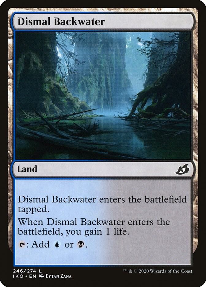 Dismal Backwater 246 card from Ikoria: Lair of Behemoths