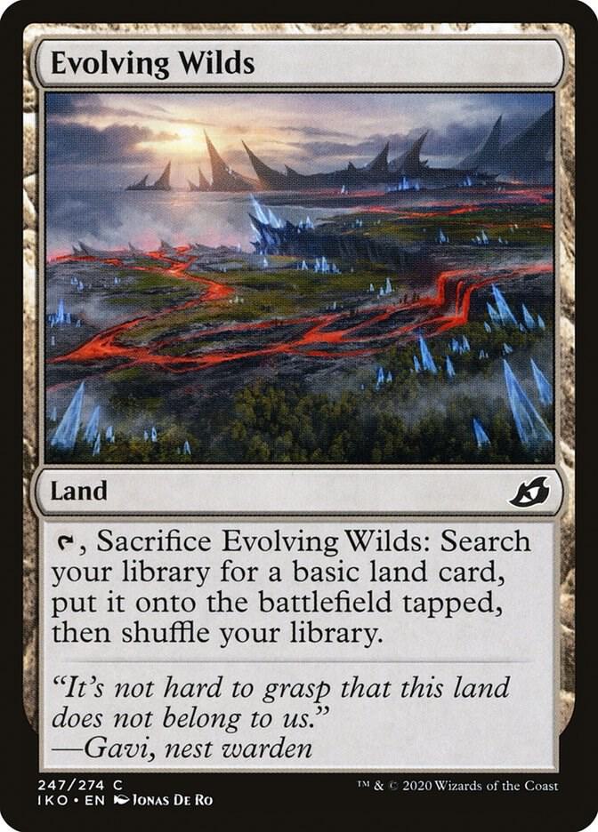 Evolving Wilds 247 card from Ikoria: Lair of Behemoths