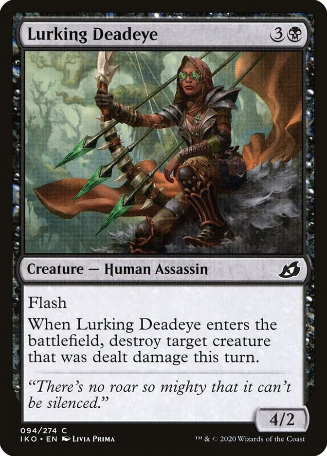 Lurking Deadeye 94 card from Ikoria: Lair of Behemoths