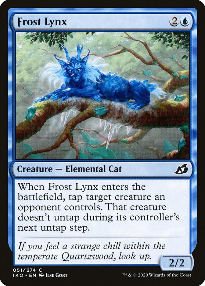 Frost Lynx 51 card from Ikoria: Lair of Behemoths