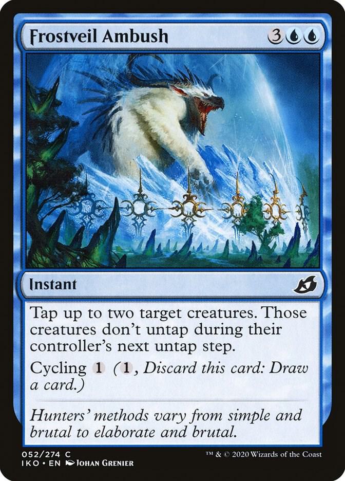 Frostveil Ambush 52 card from Ikoria: Lair of Behemoths