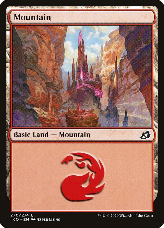 Mountain 270 card from Ikoria: Lair of Behemoths