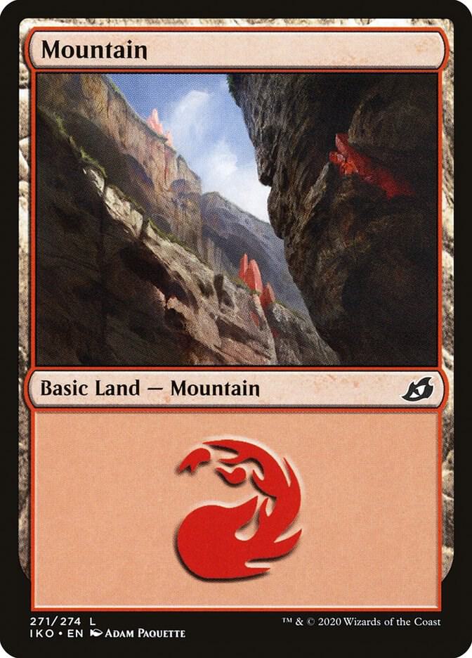 Mountain 271 card from Ikoria: Lair of Behemoths
