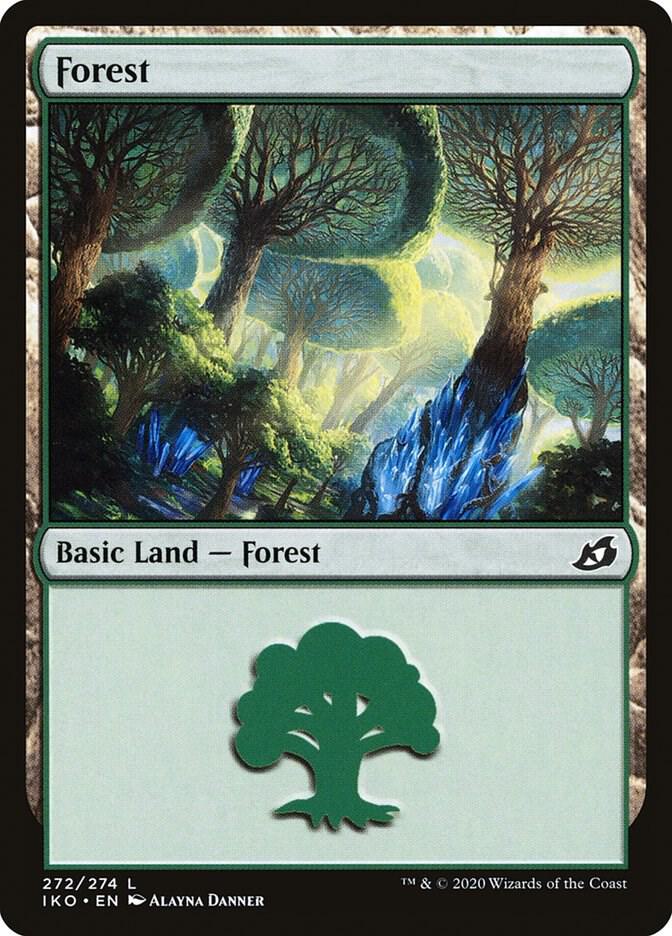 Forest 272 card from Ikoria: Lair of Behemoths
