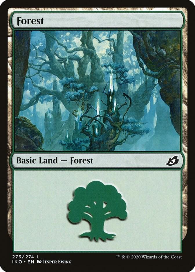 Forest 273 card from Ikoria: Lair of Behemoths
