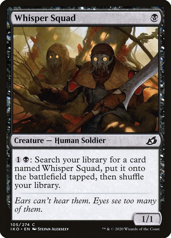 Whisper Squad 105 card from Ikoria: Lair of Behemoths