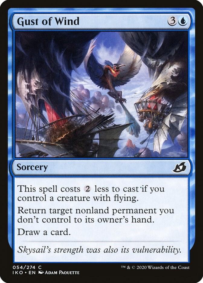 Gust of Wind 54 card from Ikoria: Lair of Behemoths