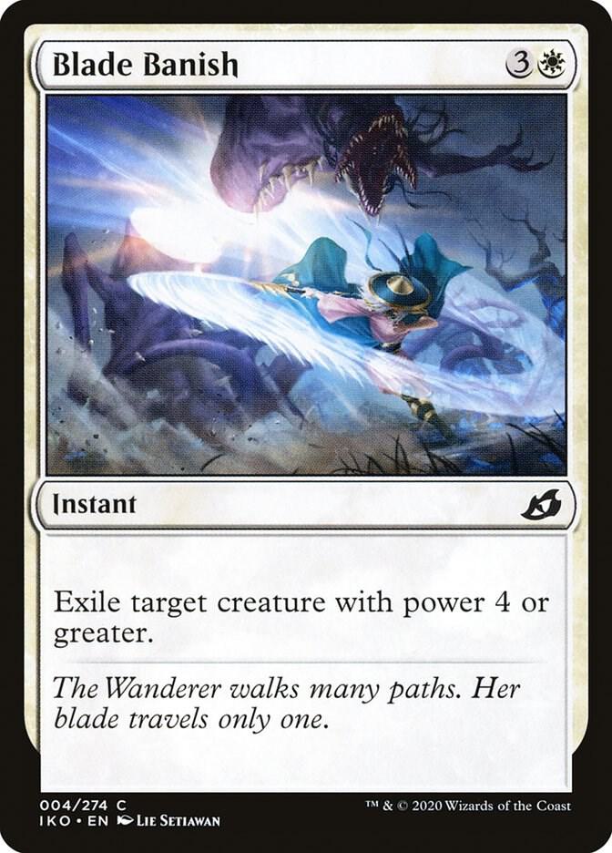 Blade Banish 4 card from Ikoria: Lair of Behemoths