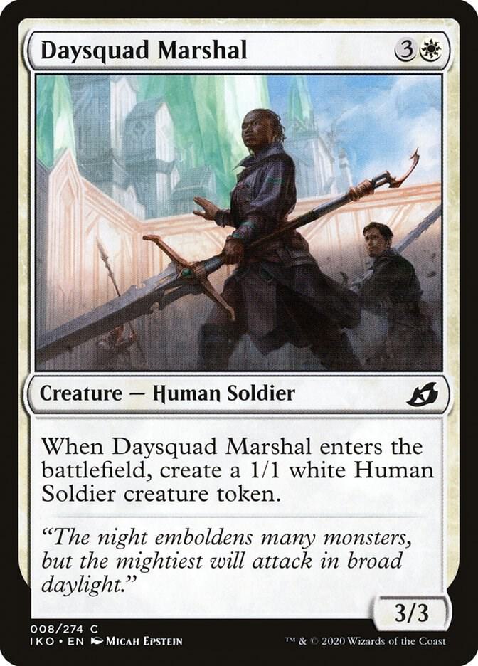 Daysquad Marshal 8 card from Ikoria: Lair of Behemoths
