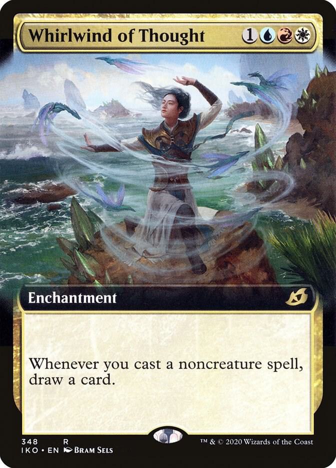 Whirlwind of Thought (Extended Art) 348 card from Ikoria: Lair of Behemoths