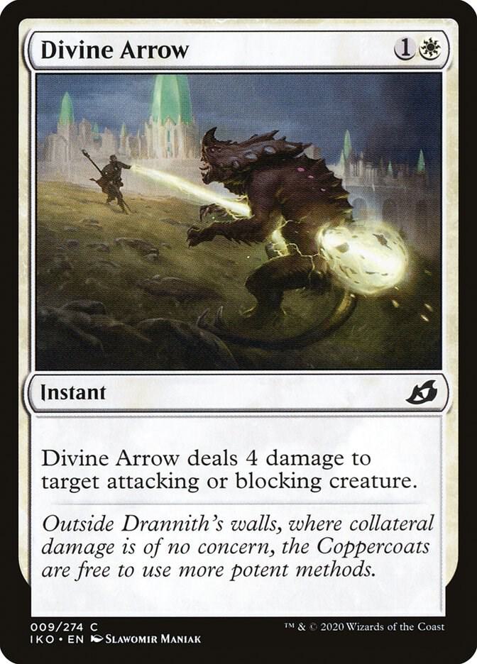 Divine Arrow 9 card from Ikoria: Lair of Behemoths