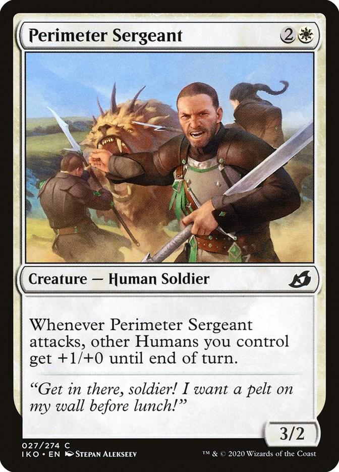 Perimeter Sergeant 27 card from Ikoria: Lair of Behemoths