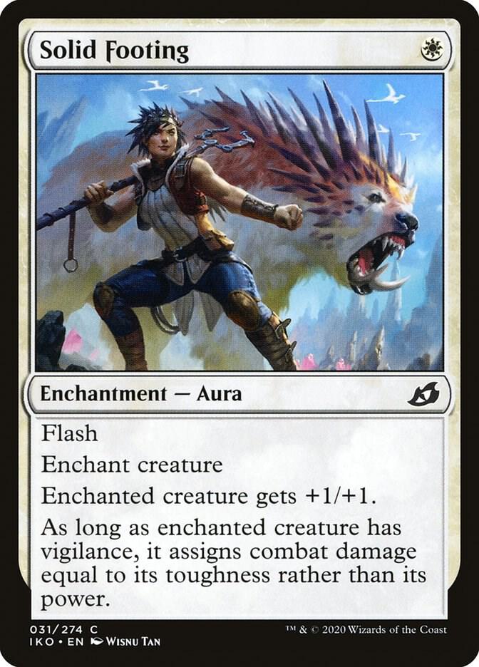 Solid Footing 31 card from Ikoria: Lair of Behemoths