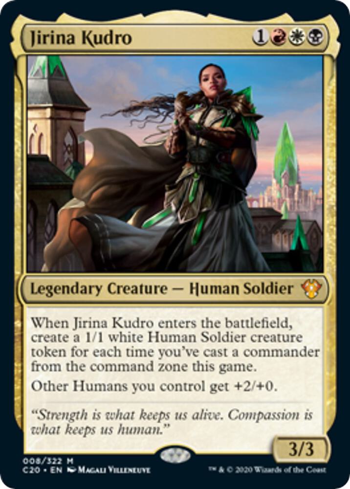 Jirina Kudro (Commander 2020) 8 card from Oversize Cards