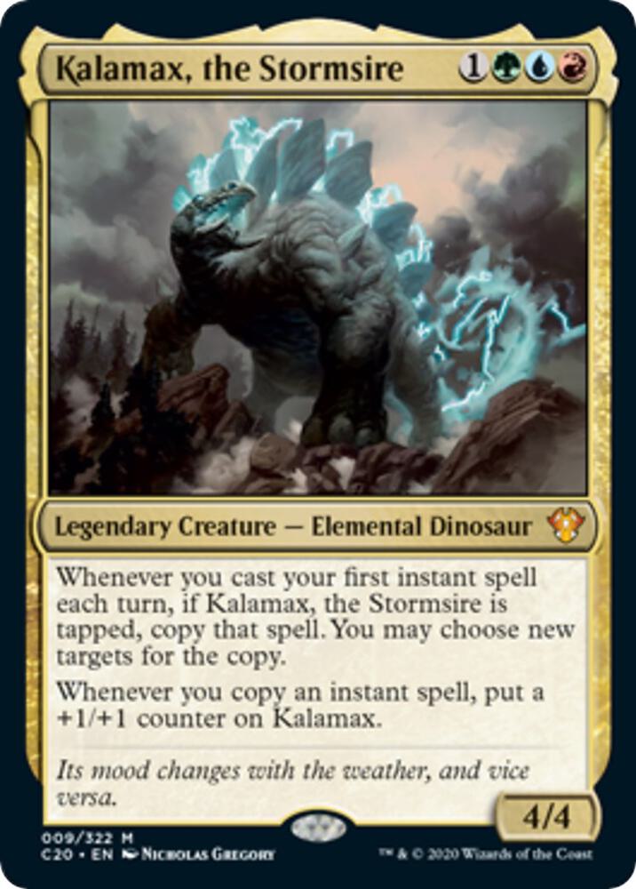 Kalamax, the Stormsire (Commander 2020) 9 card from Oversize Cards