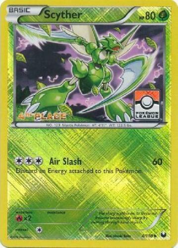 Scyther - 4/108 (Pokemon League) [4th Place] 004/108 card from League & Championship Cards