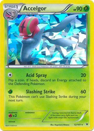 Accelgor - 12/101 (Cracked Ice Holo) 012/101 card from Deck Exclusives