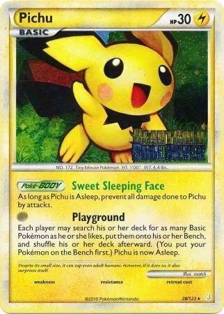 Pichu (Prerelease) 28/123 card from Nintendo Promos