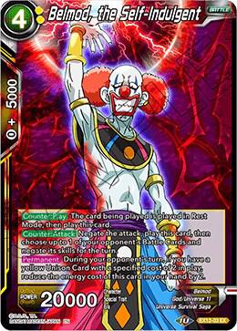 Belmod, the Self-Indulgent EX12-03 card from Expansion Deck Box Set 12: Universe 11 Unison