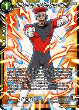 Kahseral, the Slashstriker EX12-06 card from Expansion Deck Box Set 12: Universe 11 Unison