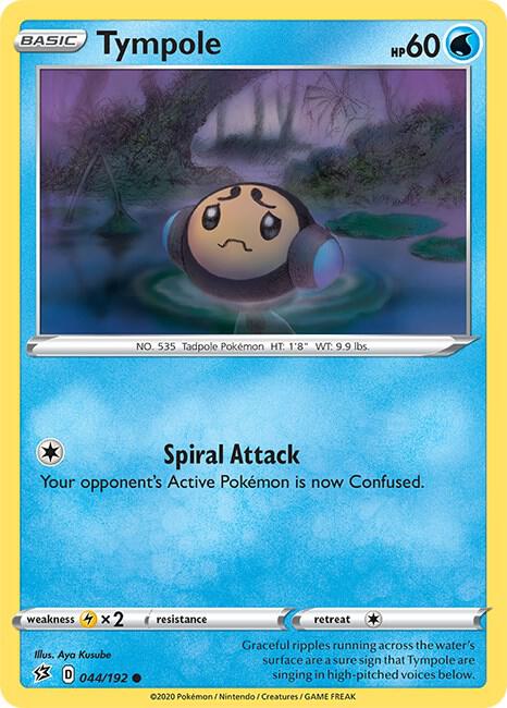 Tympole 044/192 card from SWSH02: Rebel Clash
