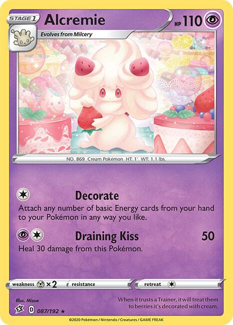 Alcremie 087/192 card from SWSH02: Rebel Clash