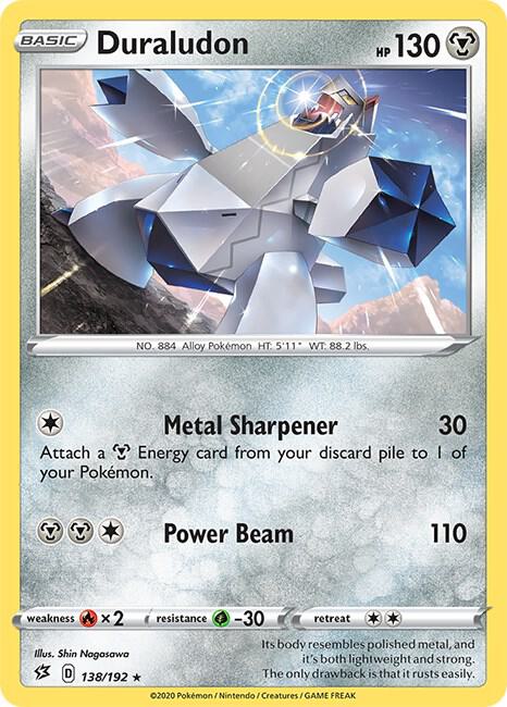 Duraludon 138/192 card from SWSH02: Rebel Clash