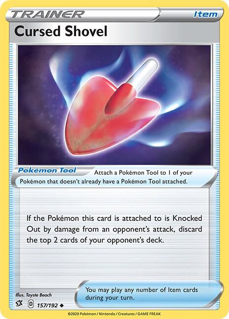 Cursed Shovel 157/192 card from SWSH02: Rebel Clash