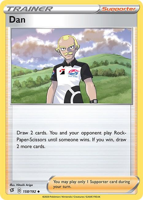 Dan 158/192 card from SWSH02: Rebel Clash