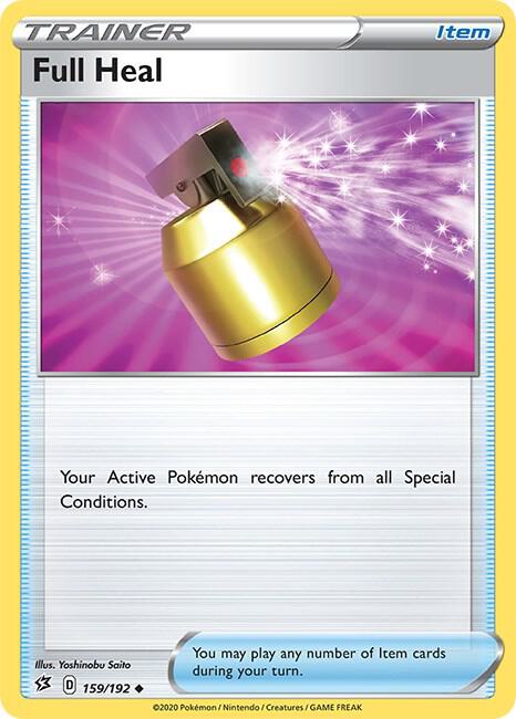 Full Heal 159/192 card from SWSH02: Rebel Clash