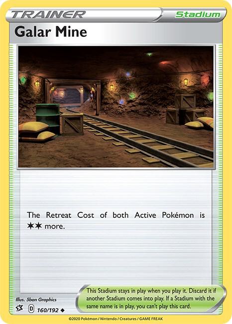 Galar Mine 160/192 card from SWSH02: Rebel Clash