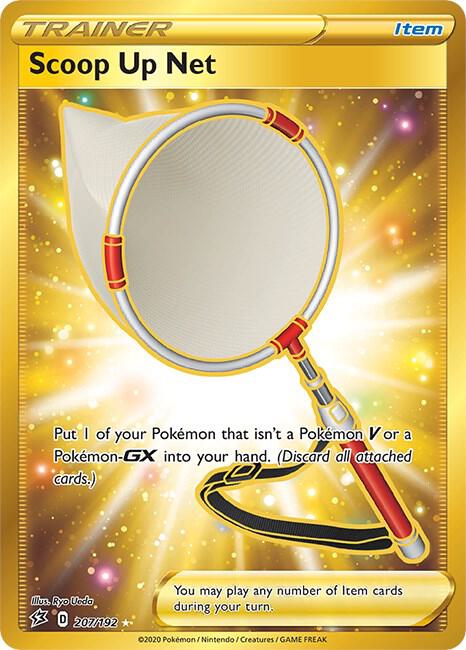 Scoop Up Net (Secret) 207/192 card from SWSH02: Rebel Clash