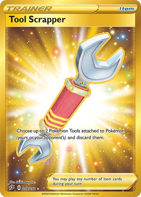 Tool Scrapper (Secret) 208/192 card from SWSH02: Rebel Clash