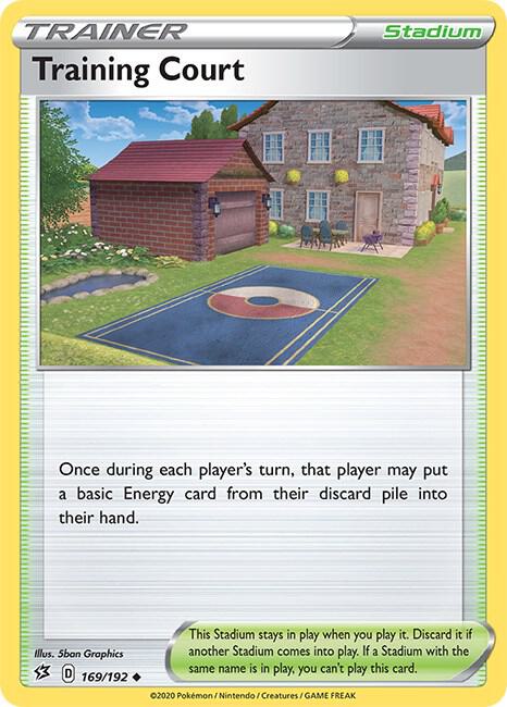 Training Court 169/192 card from SWSH02: Rebel Clash