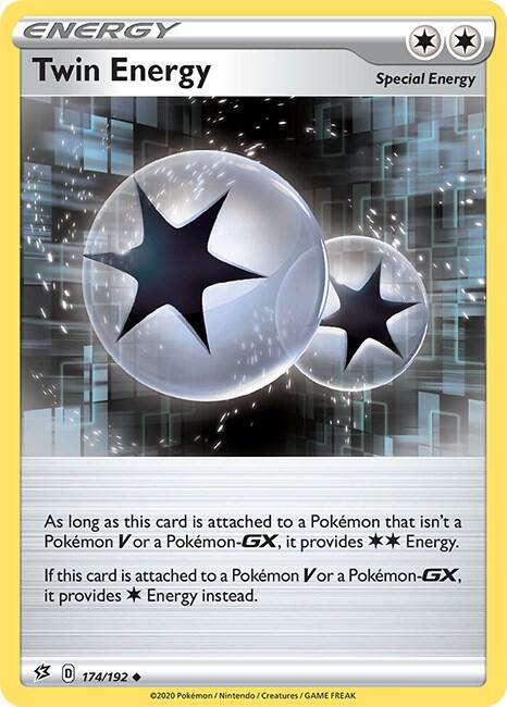 Twin Energy 174/192 card from SWSH02: Rebel Clash