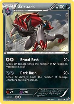 Zoroark - 90/113 090/113 card from Deck Exclusives