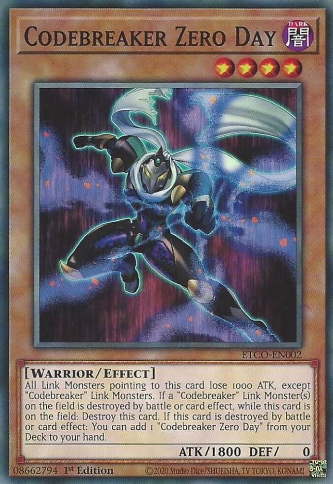 Codebreaker Zero Day ETCO-EN002 card from Eternity Code
