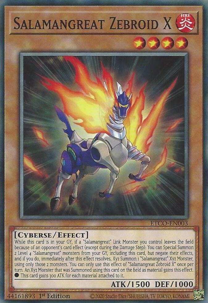 Salamangreat Zebroid X ETCO-EN003 card from Eternity Code