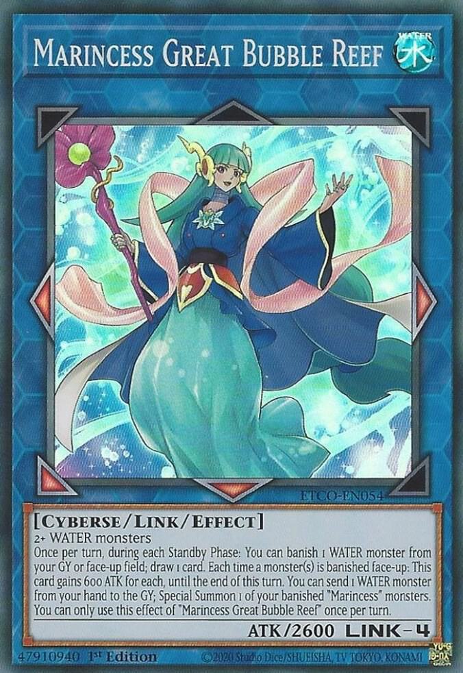 Marincess Great Bubble Reef ETCO-EN054 card from Eternity Code
