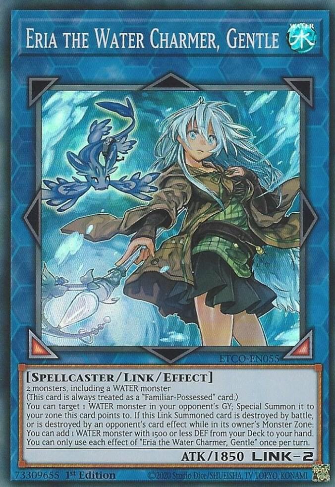 Eria the Water Charmer, Gentle ETCO-EN055 card from Eternity Code