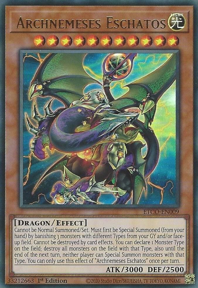 Archnemeses Eschatos ETCO-EN009 card from Eternity Code