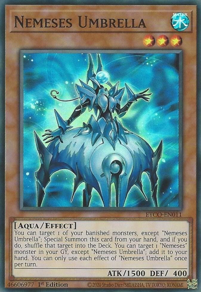 Nemeses Umbrella ETCO-EN011 card from Eternity Code
