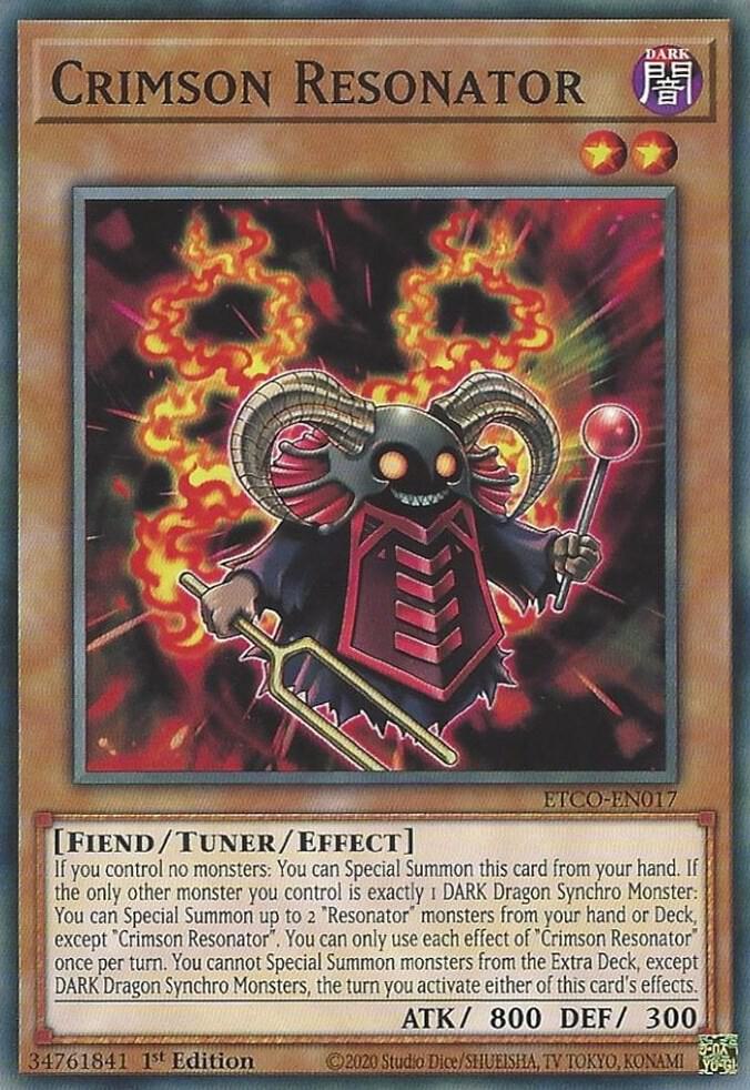Crimson Resonator ETCO-EN017 card from Eternity Code