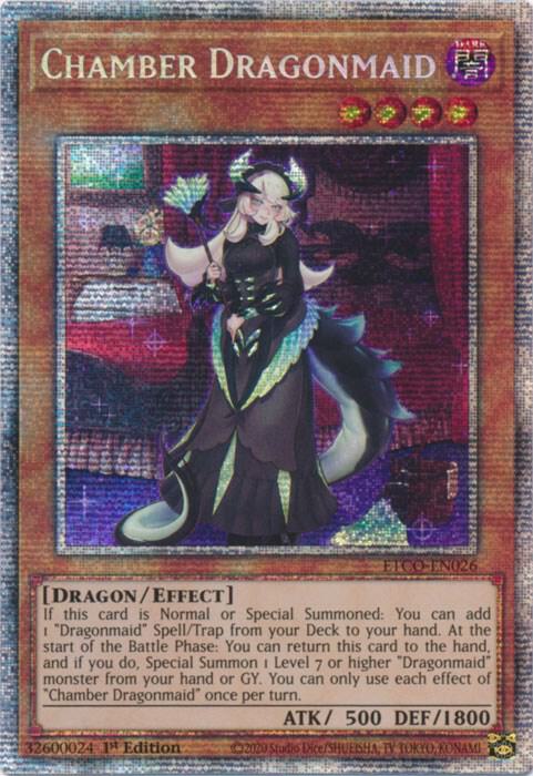 Chamber Dragonmaid (Starlight Rare) ETCO-EN026 card from Eternity Code