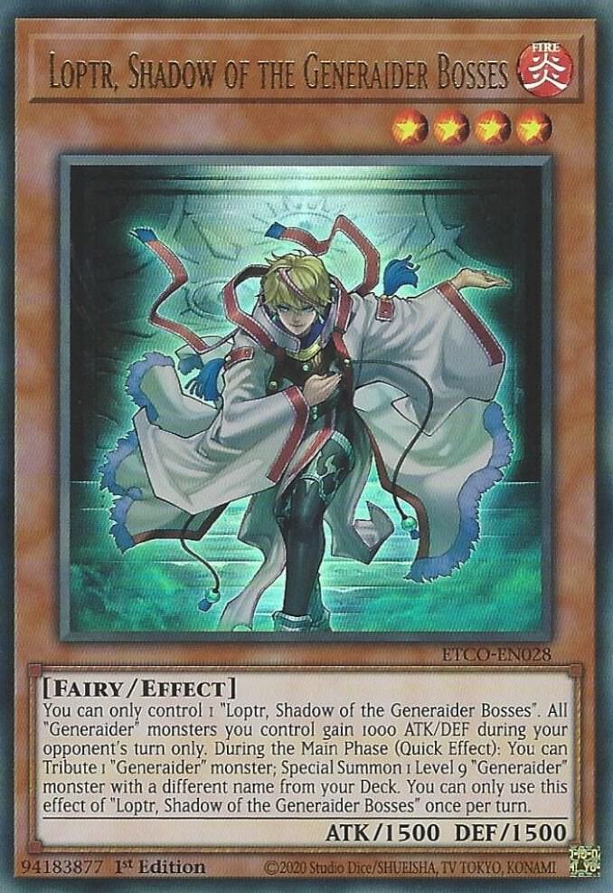 Loptr, Shadow of the Generaider Bosses ETCO-EN028 card from Eternity Code